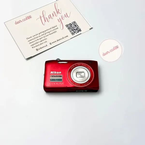 Nikon Coolpix S3100 - Red
