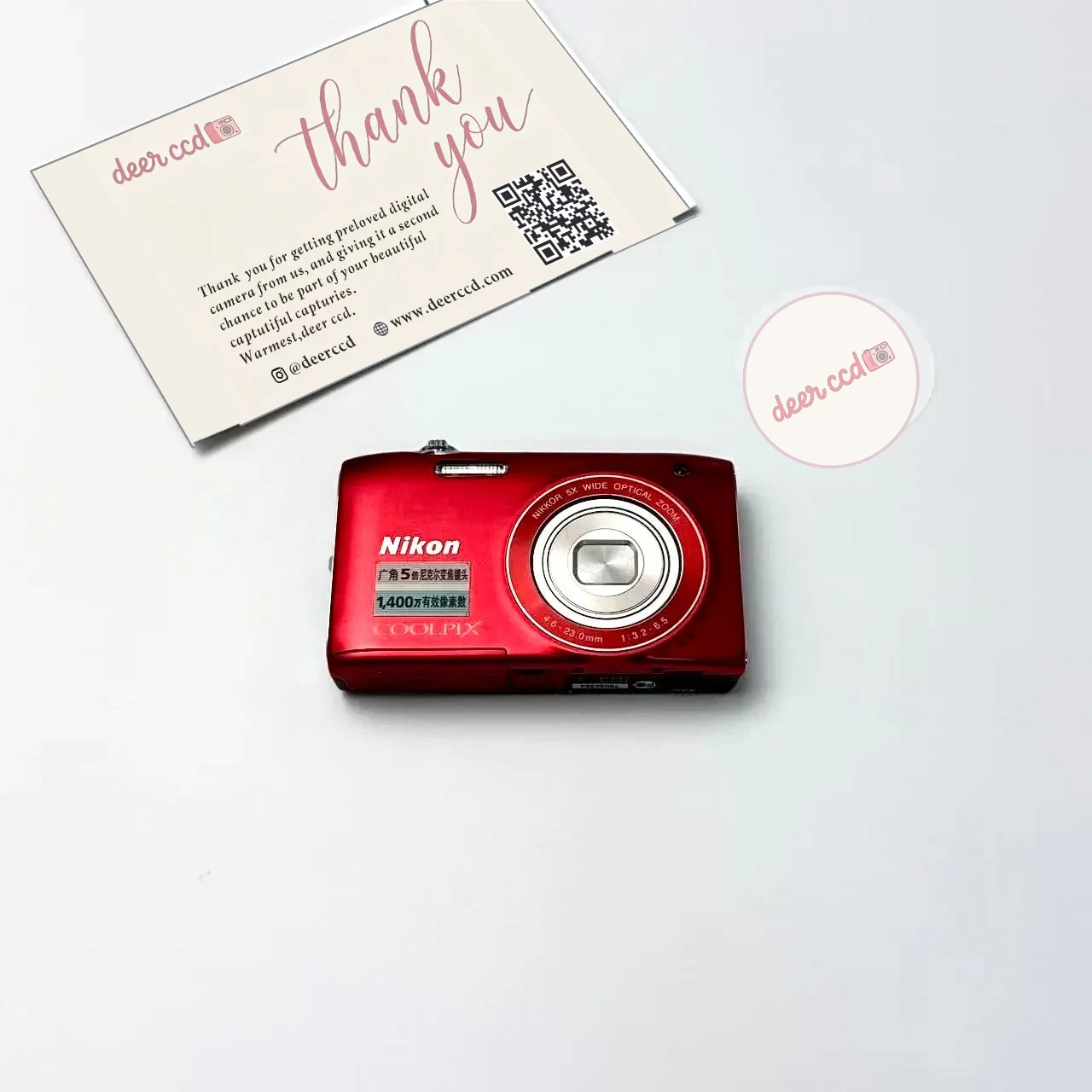 Nikon Coolpix S3100 - Red