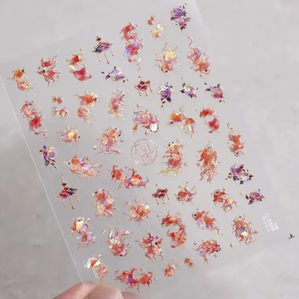 Golden Koi Fish Camera Sticker