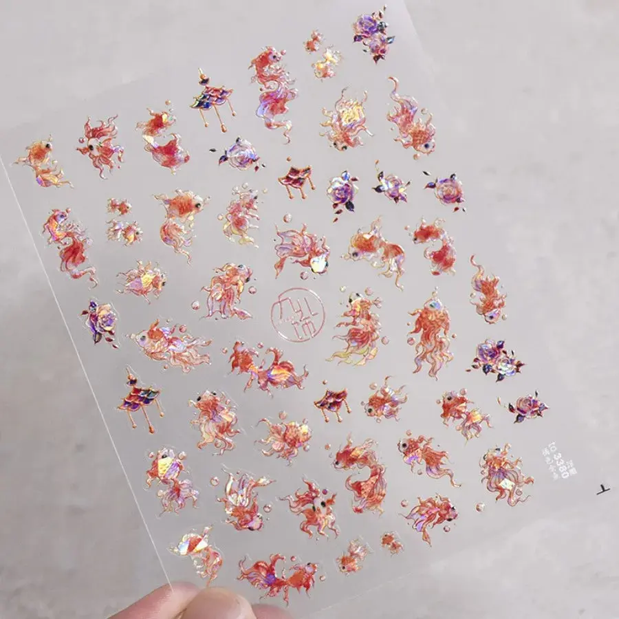 Golden Koi Fish Camera Sticker