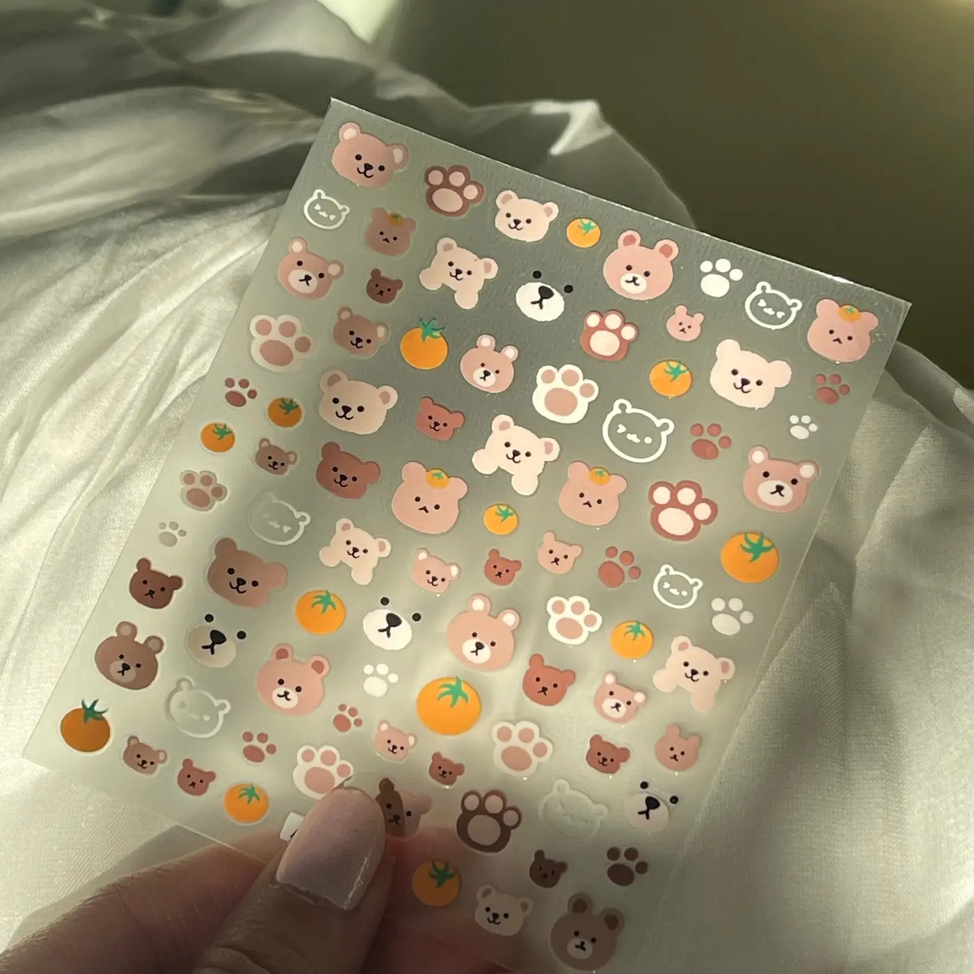 Coffee Brown Bear Camera Sticker