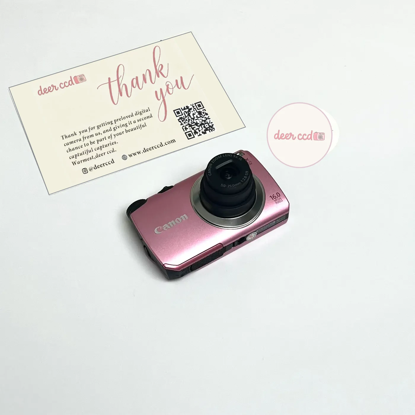 Canon PowerShot A3300 IS - Pink