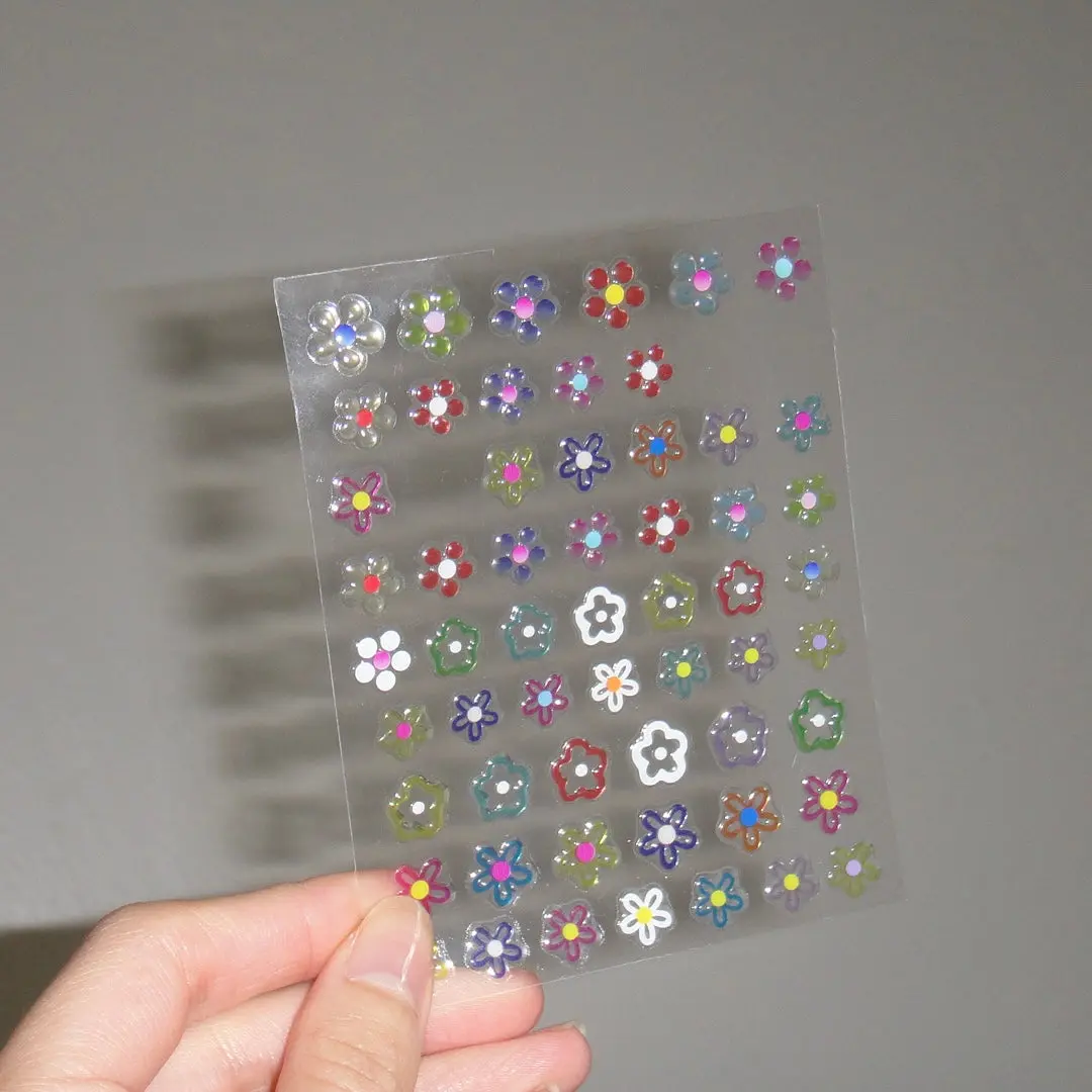 Colorful Flower Camera Sticker