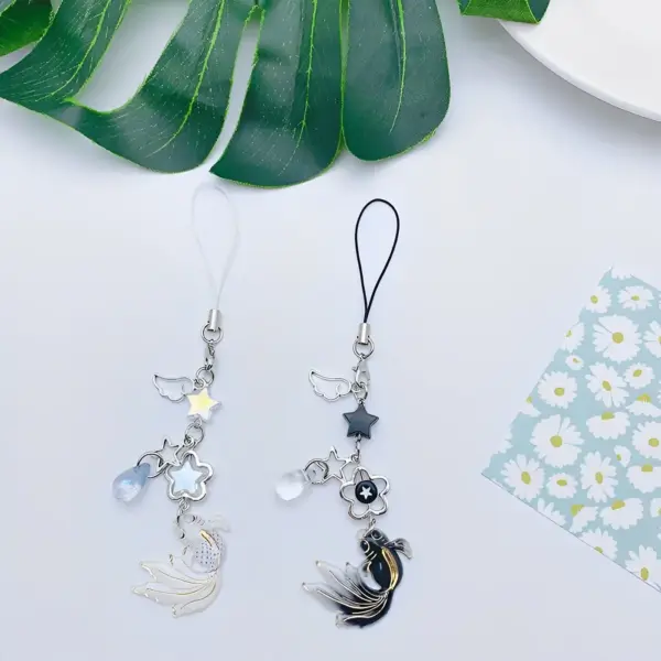 Yin and Yang Keychain